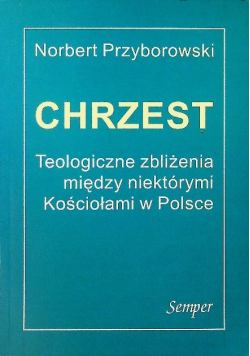 Chrzest teologiczne zbliżenia między niektórymi Kościołami w Polsce