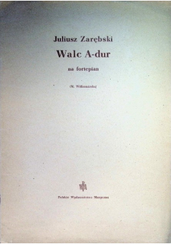 Walc A-Dur na fortepian
