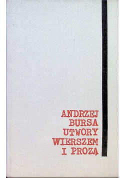 Utwory wierszem i prozą
