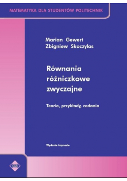 Równania różniczkowe zwyczajne