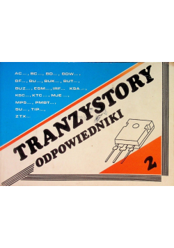 Tranzystory odpowiedniki Tom 2