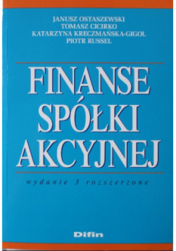 Finanse spółki akcyjnej