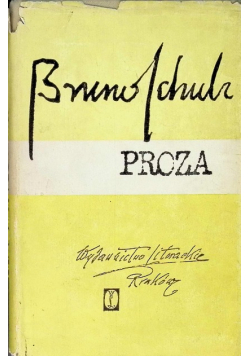 Proza Schulz