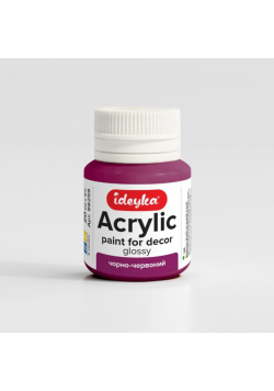 Farba akrylowa Czerń i czerwień 20ml