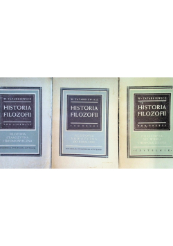 Historia filozofii Tom I do III 1950 r.