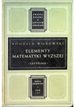 Elementy matematyki wyższej 1947 r.