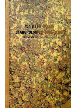 Wybór mów staropolskich świeckich