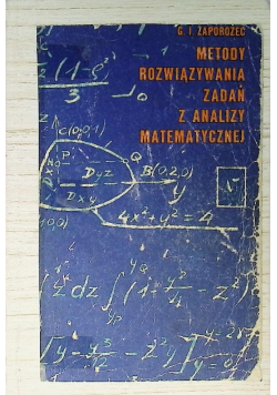 Metody rozwiązywania zadań z analizy matematycznej