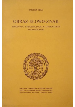 Obraz słowo znak