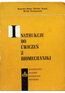 Instrukcje do ćwiczeń z biomechaniki