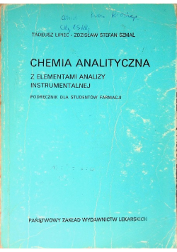 Chemia analityczna z elementami analizy