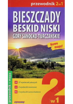 Bieszczady Beskid Niski Góry Sanocko-Turczańskie 2w1