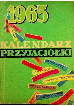 Kalendarz przyjaciółki 1965