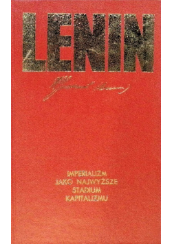 Imperializm Jako Najwyższe Stadium Kapitalizmu