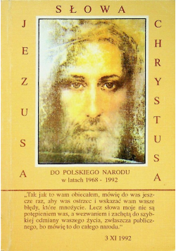 Słowa Jezusa Chrystusa do polskiego narodu w latach 1968-1992