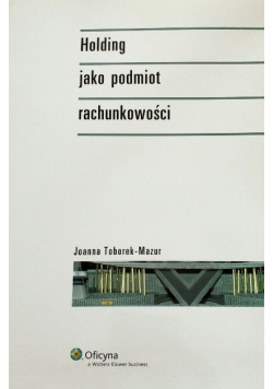 Holding jako podmiot rachunkowości