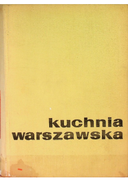 Kuchnia warszawska