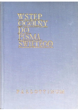 Wstęp ogólny do Pisma Świętego