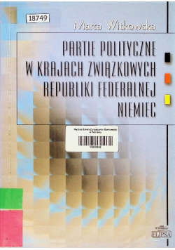 Partie polityczne w krajach związkowych republiki federalnej Niemiec