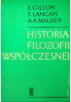 Historia filozofii współczesnej