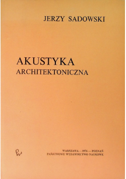 Akustyka architektoniczna