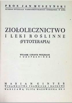 Ziołolecznictwo i leki roślinne