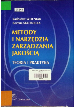 Metody i narzędzia zarządzania jakością