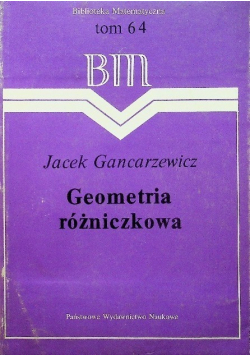 Geometria różniczkowa Tom 64
