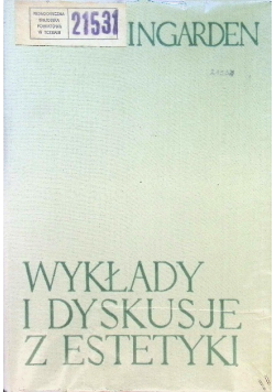 Wykłady i dyskusje z estetyki