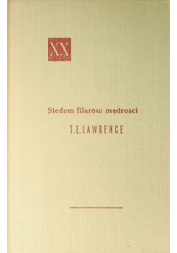 Siedem filarów mądrości Tom I