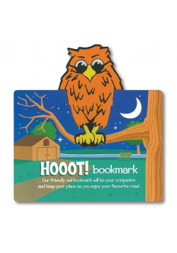 Zwierzęca zakładka do książki - Hoot! - Sowa