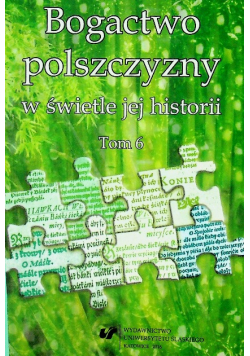 Bogactwo polszczyzny w świetle jej historii Tom 6