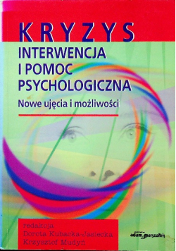 Kryzys interwencja i pomoc [sychologiczna