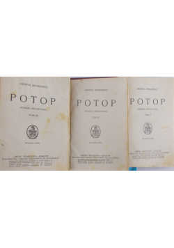 Potop Tom I do III 1930r.