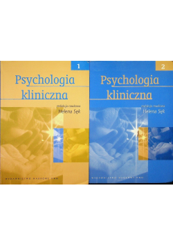 Psychologia kliniczna Tom 1 i 2