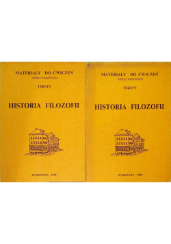 Historia filozofii Tom I i II