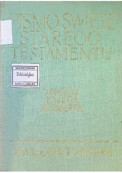 Pismo święte starego testamentu Tom  VIII - 2
