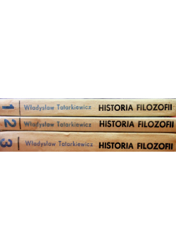 Historia filozofii Tom 1 do 3