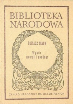 Mann Wybór nowel i esejów