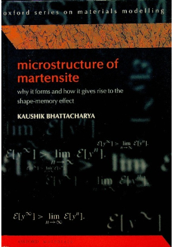 Microstructure of martensite