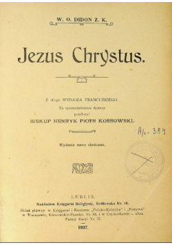Jezus Chrystus, 1907 r.
