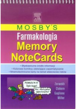 Mosby's Farmakologia Memory NoteCards