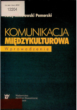 Komunikacja międzykulturowa Wprowadzenie