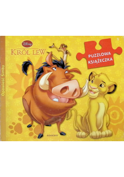 Król Lew  Puzzlowa książeczka