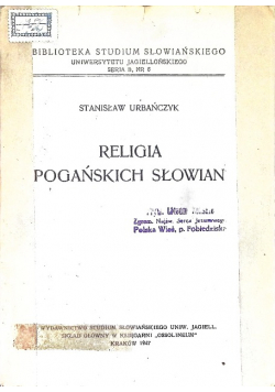 Religia Pogańskich Słowian 1947 r.