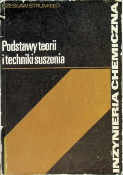 Podstawy teorii i techniki suszenia