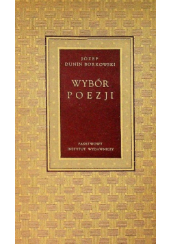 Borkowski Wybór Poezji 1950 r.