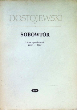 Sobowtór i inne opowiadania 1846 - 1848