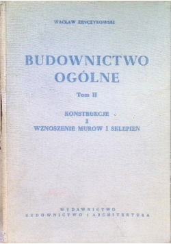 Budownictwo ogólne Tom II