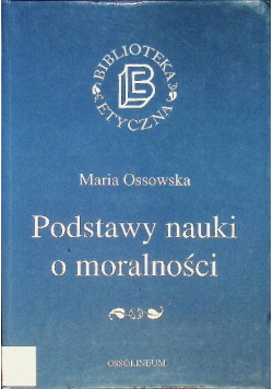 Podstawy nauki o moralności